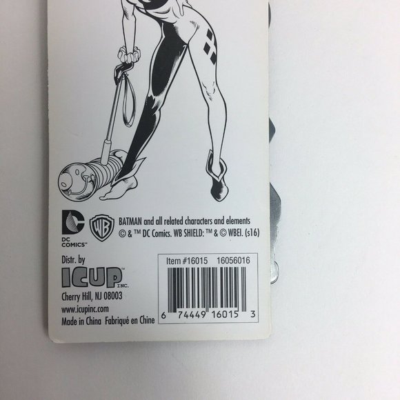 Harley Quinn Metal Bottle Opener DC Comics Batman 5" Superheroes Villains Icup - Picture 10 of 12